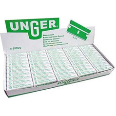 Unger SRB20 Carbon Glass Scraper Blades 4cm Size (Pack of 250)