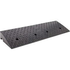 Door Threshold Ramp, Height 4-18 cm, Car Ramp, Heavy Duty Access Ramp for Pavement, Non-Slip Kerb Ramps, Outdoor Door Ramp, for Wheelchair, Car, Vehicle, Caravan, Scooter (Size: 100 x 40 x 18 cm)