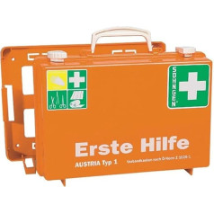 Söhngen 0390138 First Aid Box CD B 310 x 210 x 130 mm, Orange