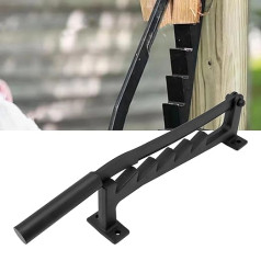 Wood Splitter Manual Wall Mount Ignition Splitter Wall Mounted Handwood Splitter Chipping Knife with Long Handle Manual Firewood Splitter for Indoor and Outdoor Use