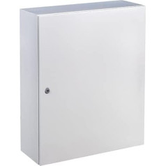 IDE GN1008030 1000mm x 800mm x 300mm Grey Opaque Cabinet with Plate