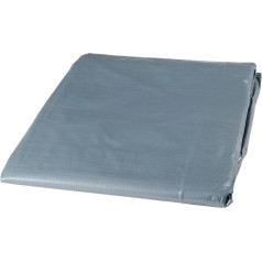 VERDELOOK Polyethylen-Ösenfolie 10x6 m, Grammatur 180 g/m², grau, vielseitig einsetzbar, zum Abdecken und Lagern von Waren