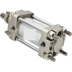 Pneumatic Air Cylinder, Air Cylinder Double Single Rod CDA2B40-25 CDA2B50-50 CDA2B63-75 CDA2B80-100 CDA2B100-200 for Automatic Equipment (Color : CDA2B80, Size : 125mm Stroke)