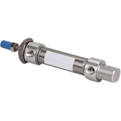 Pneumatischer Zylinder Miniature， Doppeltwirkender Pneumatikzylinder aus Edelstahl, MA16 20 25 32 40 Minizylinder, Magnetzylinder mit 25–500 mm Hub(14 INCH*3/4 INCH)