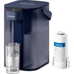 Waterdrop 3 Months Electric Water Filter Jug, 3.5 L Countertop Water Filter System, Reduces Chlorine, Lead, Mercury, PFAS, PFOA/PFOS Reduction, 757 Litres, Blue (1 Filter Included)