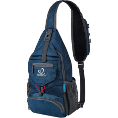 Waterfly Chest pocket sling bag small, Foldable Men's Crossbody Bag, Sling Bag, Crossover, Shoulder Backpack, Men and Women for Travel and Hiking