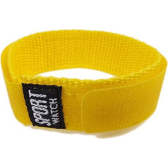 Minott Uhrenbänder EU-21521 Textile Tape Yellow (21) Stripes, stripes