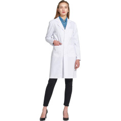 Icertag Women's White Cotton Laboratory / Doctor’s Coat, Suitable for Students, Science Laboratory, Nurse, Cosplay