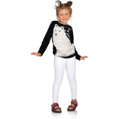 FUTURO FASHION Cotton Children's Leggings for Girls Boys Sports Leggings Opaque Elastic Leggings Children's Gym Trousers Leggings Girls Long Opaque Size 92-158