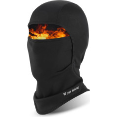 ICOCOPRO Children's Winter Balaclava - Windproof Balaclava Children - Warm Balaclava Black - Ski Mask Face Hood Children - Ski Hat Slip-On Hat Balaclava - Bicycle Hat Under Helmet
