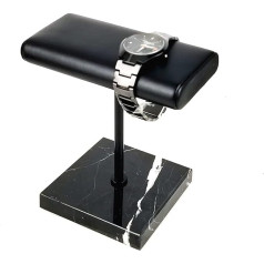 Fetcoi Square Watch Stand Marble 10 x 14 x 15 cm Watch Display Stand Black Watch Stand Watch Holder Watch Stand for Shop Window Shopping Mall