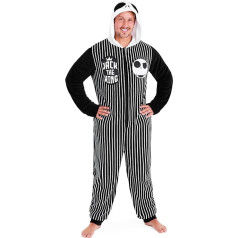 Disney Nightmare Before Christmas Men's Long Onesie Pyjamas, Gifts for Him