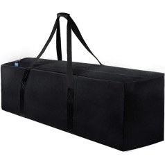 INFANZIA Sports Bag, Extra Large Travel Bag with Improved Zip, black, Extra large gym bag