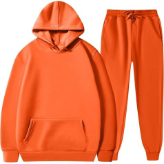 Generisch Men's Jogging Suit, Jogging Suit, High-Quality Unisex Hoodie and Jogging Bottoms Set, Comfortable Sweatshirt for Leisure and Sports