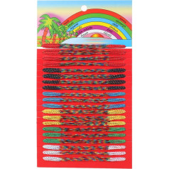 Friendship Bracelets, Pack of 100 Surfer Bracelets, Handmade Bracelet Made of Braided Fabric, Colourful Fabric Bracelet, Handmade, Boho Brazil Bracelet, Anklet for Women, Cord