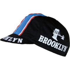 Retro cycle team cap Vintage brooklyn black