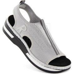 Ērtas slip-on sandales W RKR686 metālisks / 40