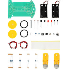 Be In Your Mind 1 Set Intelligent Trace Vehicle Soldering Exercise Set for Electronic Craftsmen Practical Teaching Manufacturing Courses Electronic Hobbyists