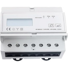 PV Solar Power Meter, Bi-Directional 3 Phase Electric Meter for Tuya Smart WiFi Energy Meter for Power Statistics