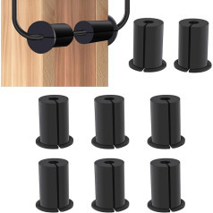 Wall Grommet Silicone Cable Tidy Kit for Wall Hole Cable Tidy Kit for Starlink Silicone Mounting Kit Starlink Cable Grommet Hole Grommet Black 8pcs