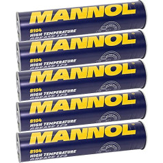 MANNOL 8104 LC-2 High Temperature Grease Lithium Soap Grease Pack of 5 x 400 g