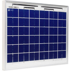 Xunzel 10 W Solar Panel 12 V Battery Charger with 2 M Solar Power Cable, (1) – 10