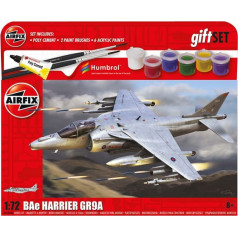 Plastmasas modelis dāvanu komplekts bae harrier gr.9a 1/72