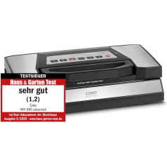 CASO Advanced Vacuum Sealer - Film Sealing Device - Extend the Shelf Life of Your Food - Ideal For Portioning and Storing Food