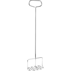 HENDI Potato Masher, Vegetable Masher, Dishwasher Safe, 180 x (H) 770 mm, Stainless Steel