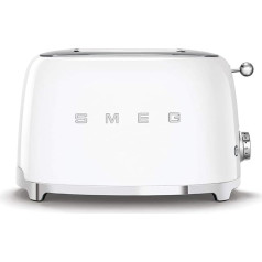 Smeg TSF01WHEU Toaster for Two Slices TSF01WHEU-white, 950 W, White