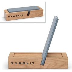 Stubai TYROLIT Compact Knife Sharpener, Wood, 21 x 6,5 x 4 cm