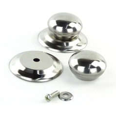 Milisten 1 x Replacement Pot Lid Handle Metal Cotton Ball Holder Cookware Pot Handle Accessories Cooking Pot Lid Kitchen Pot Lid Handle Pan Cookware Knob Universal Beads