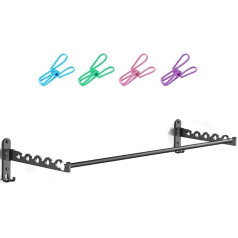 LIVEHITOP Foldable Wall Clothes Rack