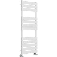 WarmeHaus Hot Water Towel Rail Juva 561W 1200mm x 500mm Modern White