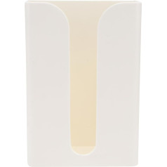 Cabilock Wall Shelf Wall Mounted Tissue Holder Cosmetic Tissue Box Wall Mount Tissue Box Cover Folding Bathroom Accessories Work White Wall Mounted Sanitary Napkin