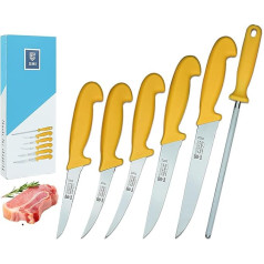 SMI Solingen 1.4116 Kitchen Knife Set, Butcher Knife, Chef's Knife, Butcher Knife, Boning Knife, Premium Quality, German Molybdenum Steel, 1.4116 Solingen/Germany