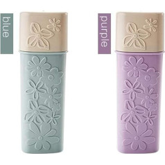 2 Pcs Plastic Toothbrush Holder Dustproof Travel Outdoor Business