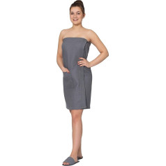 ZOLLNER Sauna Kilt for Women, 100% Cotton, 200 g/m², One Size, Waffle Pique