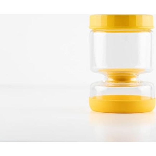 Pickle Jar, 700ml Pickle Jar, Pickled Glass, Hermetic Borosilicate Bottle, Clear Container, Ideal for Storing Pickles and Food, Airtight Seal,