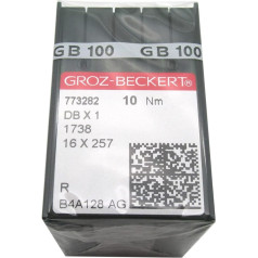 GROZ-BECKERT Needles - 100 DBx1 Groz Beckert 1738 16 x 257 Sewing Machine Needles (Groz Beckert DBX1 16/100)
