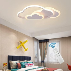 Ceiling Light Children's Room Dimmable 3000-6500 K Modern Light Lamp Children's Room for Living Room Bedroom Hallway and Children's Room 42 cm