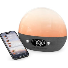 Dekala White Noise Machine, App Control Sleep Aid Baby, 11 Soothing Sounds, Night Light, Sound Machine, Alarm Clock for Babies, Adults, Children