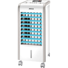 Jocca 2227 3-in-1 Ice/Water Evaporative Air Conditioner with Mosquito Repellent, Plastic, White