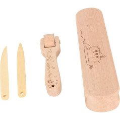 Wooden Tailor Striker Set for Sewing, Quilting, Steam Absorption, Comfortable Handle, Durable Beech Wood and Bamboo, Ideal for Tailors, Quilters
