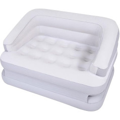 AVENLI Air Sofa 198 x 138 x 62 cm Inflatable Sofa Convertible to Double Air Bed Guest Bed Inflatable