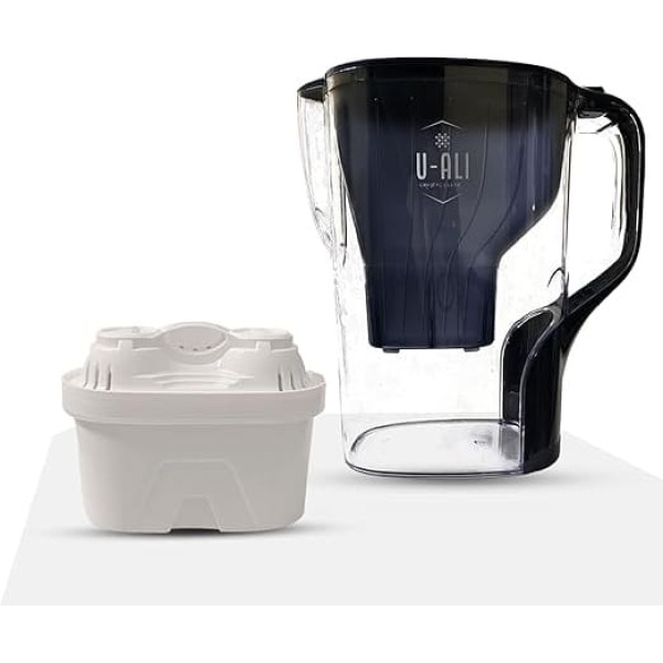 Water Filter Jug 4 Litres: High Capacity Filtering for Crystal Clear, Clean Water, Includes 1 MAXTRA+ Filter Cartridge. Durable Filter Replaces Up To 200 Bottles of 500ml Bottled Water