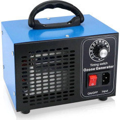 Anesty Ozone Generator 60,000 mg/h Ozone Device with Timer, 100 W 60 g/h Ozone Air Purifier O3 Ozoniser for Odour Elimination in Car, Household, Basement, Home, Pet and Kitchen Odours