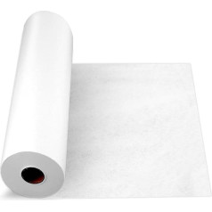 Iron-On Insert, 0.29 x 50 m Polyester Fleece Insert, Fusible Interfacing, Lightweight, Medium Weight Insert for Ironing on Sewing, Quilting, Crafts