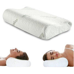 Neck Pillow Side Sleeper Pillow Orthopaedic Neck Support Pillow Neck Pillow Aeroplane as Travel Pillow or Anti Snoring Pillow Memory Foam Pillow Neck Pillow Children