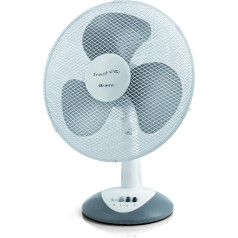 Ariete 847 Table Fan 3 Speed 3 Blade Oscillation and Tilt Function 40W Plastic White